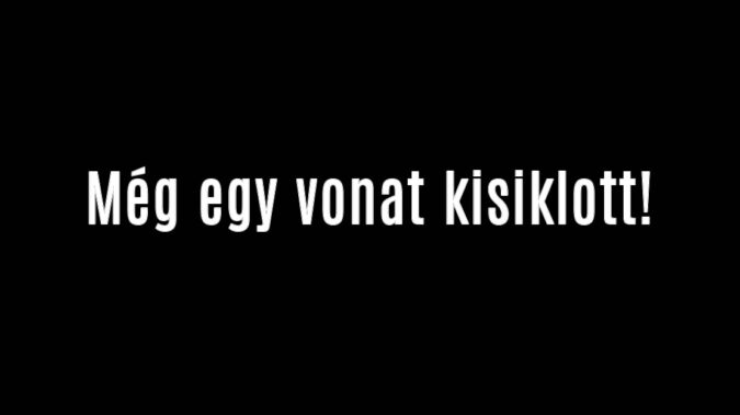 Még egy vonat kisiklott!