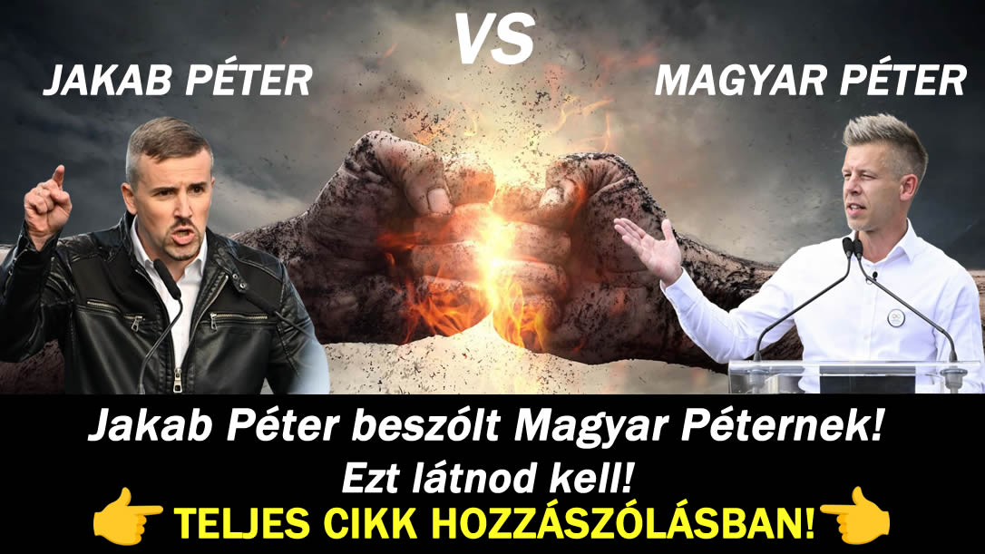 Jakab Péter beszólt Magyar Péternek! Ezt látnod kell!